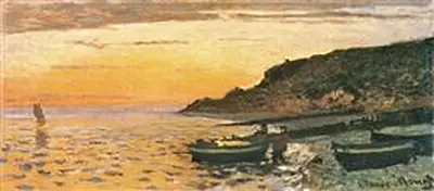 Seacoast at Sainte-Adresse Claude Monet